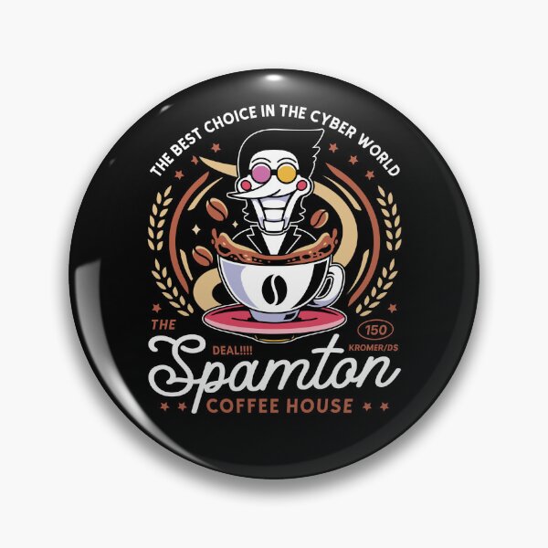Item preview, Spamton Coffee Emblem designed and sold by Lagelantee.