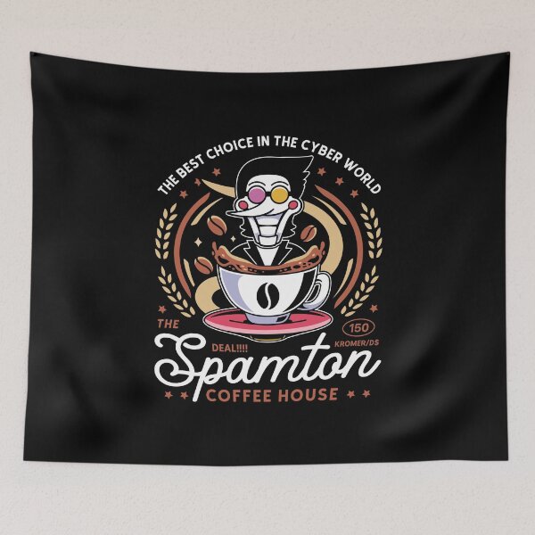 Item preview, Spamton Coffee Emblem designed and sold by Lagelantee.