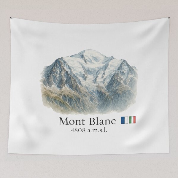 Item preview, Mont Blanc – Highest Peak of the Alps (4808 a.m.s.l.) designed and sold by BloomKind.