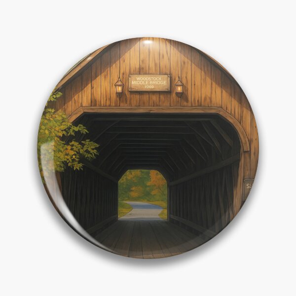 Item preview, The Historic Woodstock Middle Bridge designed and sold by Takeda-art.