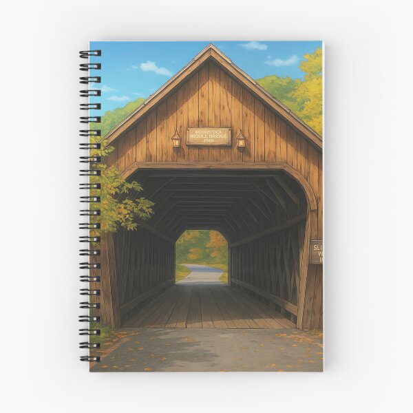 Item preview, The Historic Woodstock Middle Bridge designed and sold by Takeda-art.