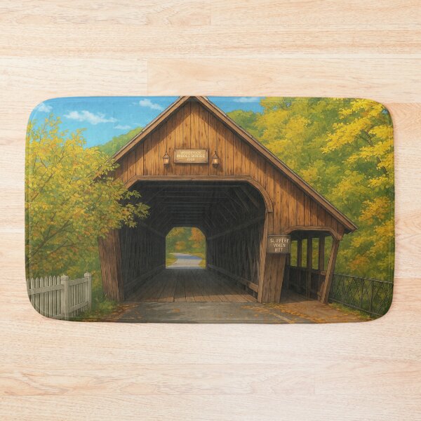 Item preview, The Historic Woodstock Middle Bridge designed and sold by Takeda-art.
