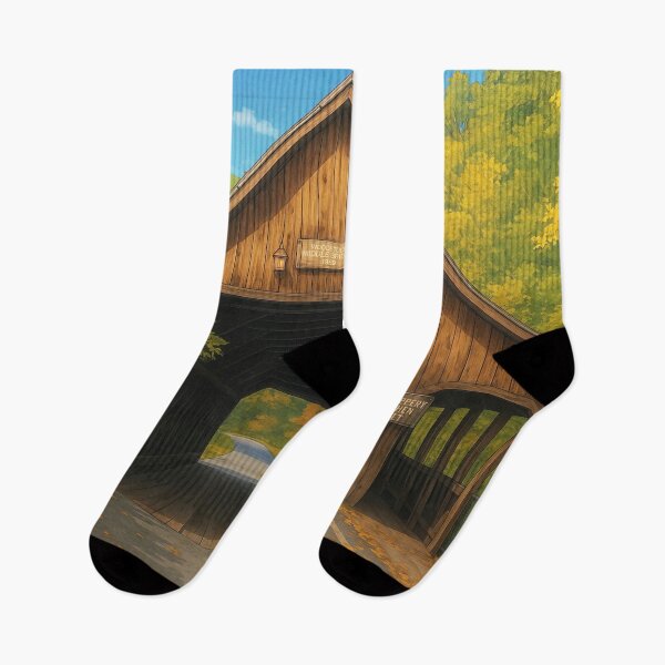 Item preview, The Historic Woodstock Middle Bridge designed and sold by Takeda-art.