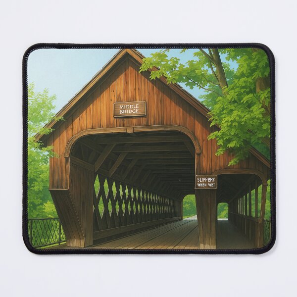 Item preview, The Historic Woodstock Middle Bridge designed and sold by Takeda-art.