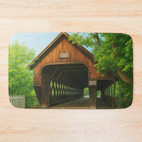 Item preview, The Historic Woodstock Middle Bridge designed and sold by Takeda-art.