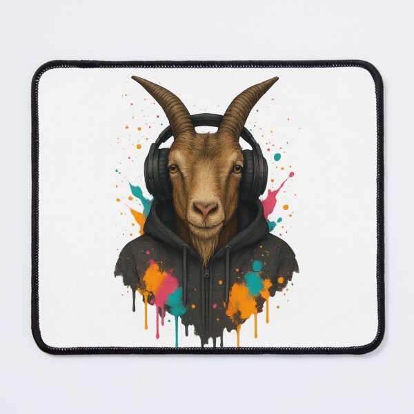 Item preview, Urban Goat – Graffiti Hoodie & Headphones Street Art designed and sold by thtCMRAguy.