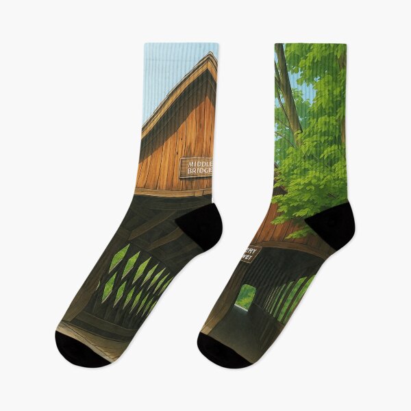 Item preview, The Historic Woodstock Middle Bridge designed and sold by Takeda-art.