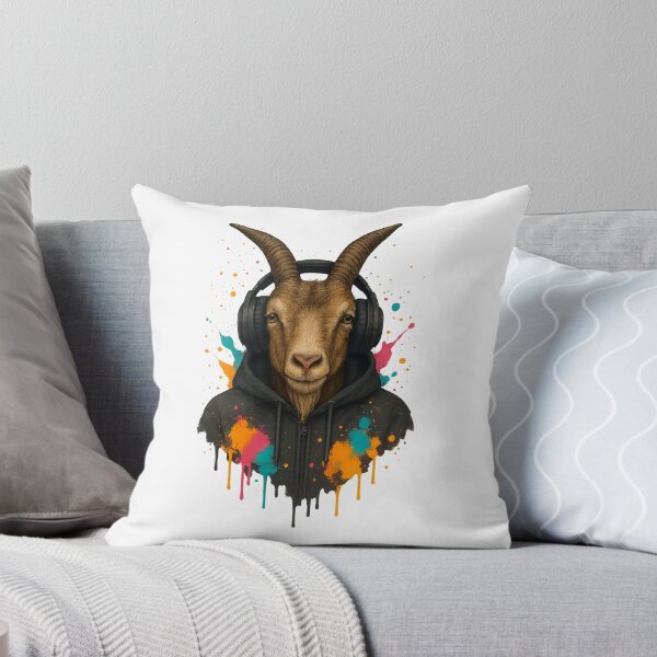 Item preview, Urban Goat – Graffiti Hoodie & Headphones Street Art designed and sold by thtCMRAguy.