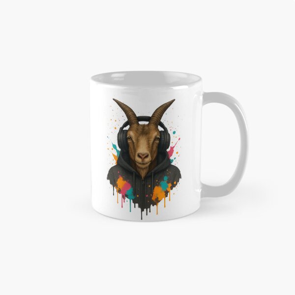 Item preview, Urban Goat – Graffiti Hoodie & Headphones Street Art designed and sold by thtCMRAguy.
