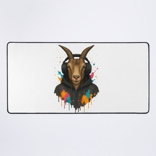 Item preview, Urban Goat – Graffiti Hoodie & Headphones Street Art designed and sold by thtCMRAguy.