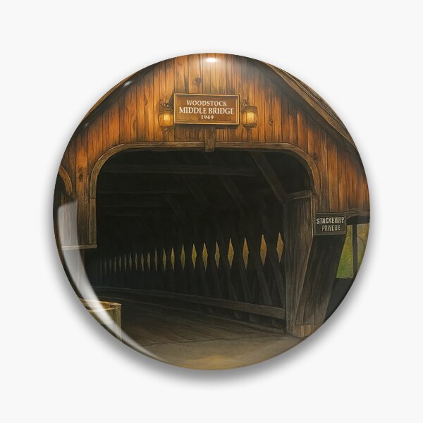 Item preview, The Historic Woodstock Middle Bridge designed and sold by Takeda-art.