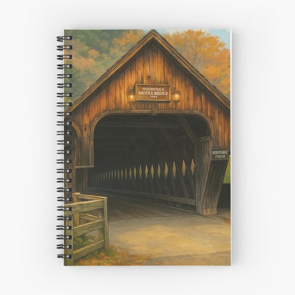 Item preview, The Historic Woodstock Middle Bridge designed and sold by Takeda-art.