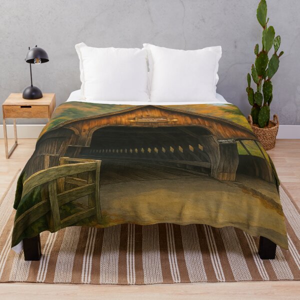 Item preview, The Historic Woodstock Middle Bridge designed and sold by Takeda-art.