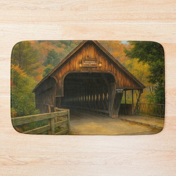 Item preview, The Historic Woodstock Middle Bridge designed and sold by Takeda-art.