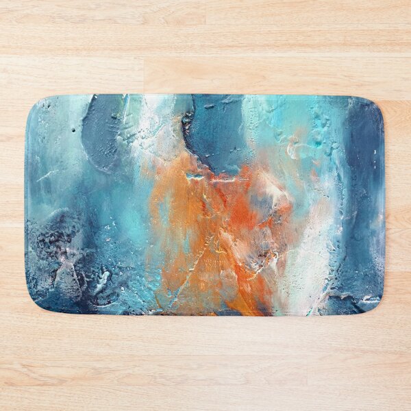 Item preview, blue textures. handmade abstract designed and sold by Tereza Pilar  Art.