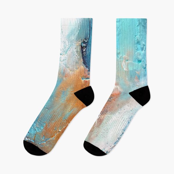 Item preview, blue textures. handmade abstract designed and sold by Tereza Pilar  Art.