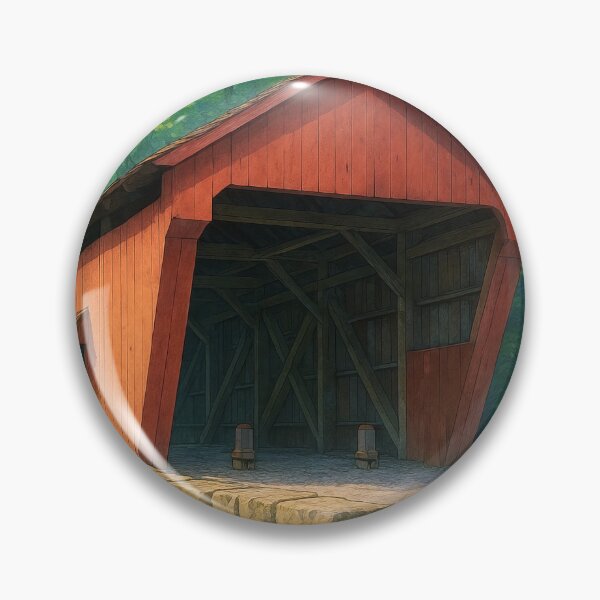 Item preview, The Historic George Hutchins Covered Bridge designed and sold by Takeda-art.