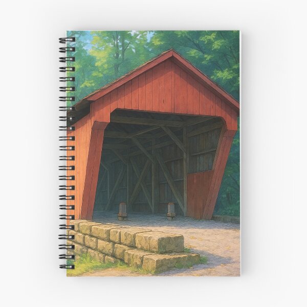 Item preview, The Historic George Hutchins Covered Bridge designed and sold by Takeda-art.