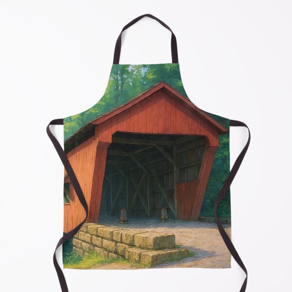 Item preview, The Historic George Hutchins Covered Bridge designed and sold by Takeda-art.