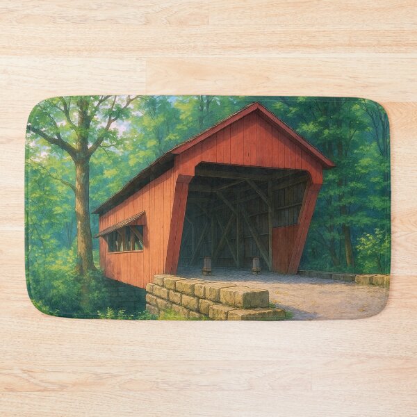 Item preview, The Historic George Hutchins Covered Bridge designed and sold by Takeda-art.