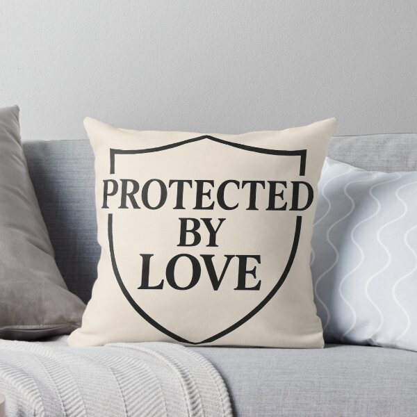 Item preview, Protected by Love Minimal Shield Design designed and sold by HiteshArt111.