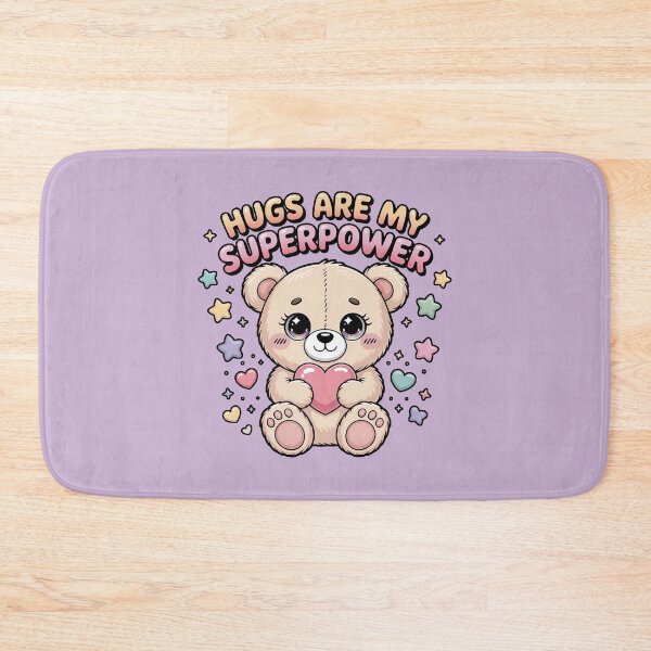 Item preview, Hugs Are My Superpower | Pastel Cute Teddy Bear Aesthetic designed and sold by DabrowskiDesign.