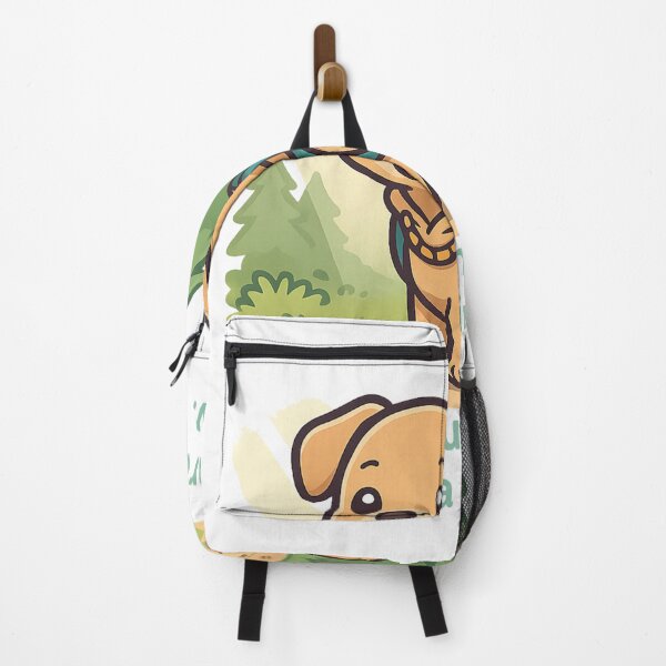 Item preview, Adventure Puppy on Forest Trail – Tiny Paw Journey Quote Design designed and sold by PawWave.