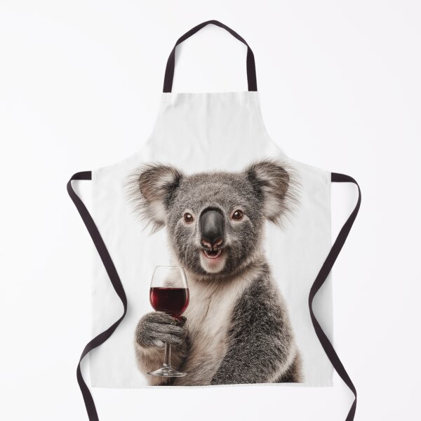 Item preview, Cute Koala Holding a Wine Glass designed and sold by LazyOwlStore.