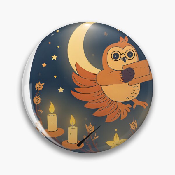 Item preview, Midnight Owl Mail – Cozy Magical Night Sky Fantasy Art designed and sold by Fanatic Nerd.