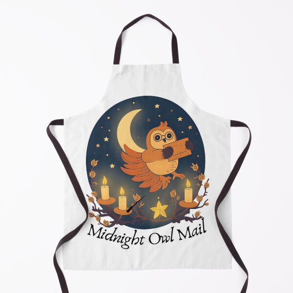 Item preview, Midnight Owl Mail – Cozy Magical Night Sky Fantasy Art designed and sold by Fanatic Nerd.