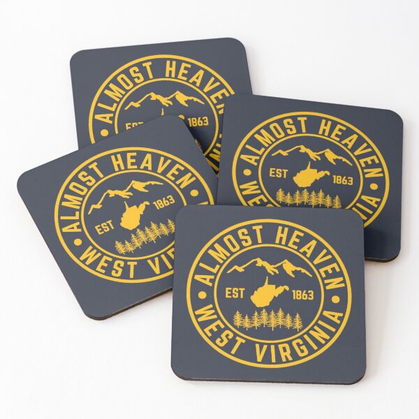 Item preview, West Virginia Almost Heaven Mountain Badge designed and sold by Oniyasha.