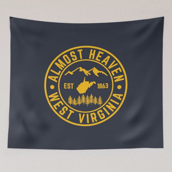 Item preview, West Virginia Almost Heaven Mountain Badge designed and sold by Oniyasha.