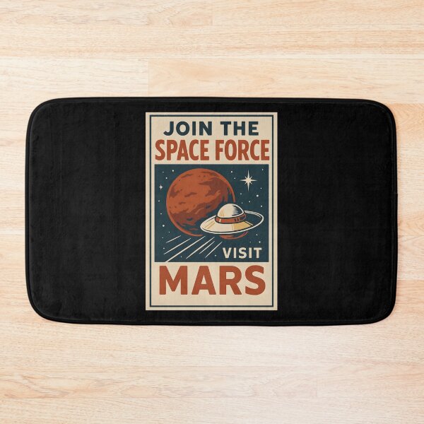 Item preview, Retro Space Force Poster Join the Mission to Mars Adventure. designed and sold by The-T-In-Retro.