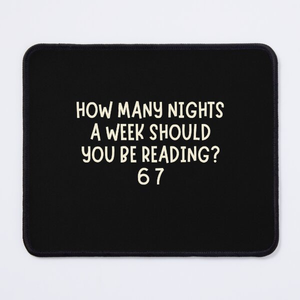 Item preview, Funny How Quote Book Many A Six Teacher Nights Seven Week Humor Reading designed and sold by PEDDAKAPRADEEP.
