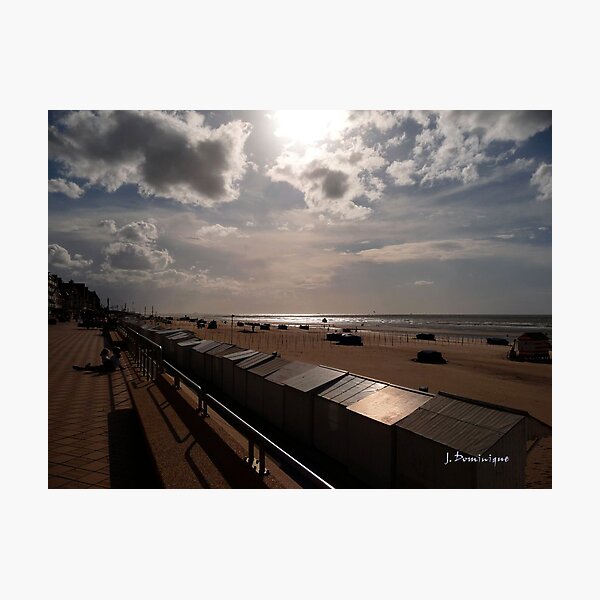 Evening Light at De Haan - Belgium Photographic Print