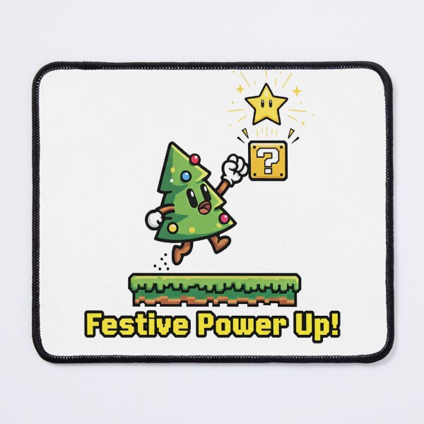Item preview, Festive Power Up – Retro Christmas Tree Gamer designed and sold by FelixnRobinus.