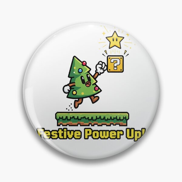 Item preview, Festive Power Up – Retro Christmas Tree Gamer designed and sold by FelixnRobinus.