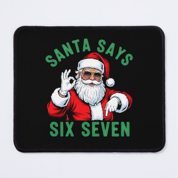 Item preview, Claus Says Happy Santa Six Bruh Holiday Santa Seven Retro designed and sold by ChadnoSmith.