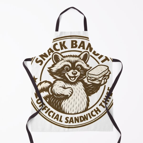 Item preview, Snack Bandit Raccoon Vintage Emblem designed and sold by SoulenCify.