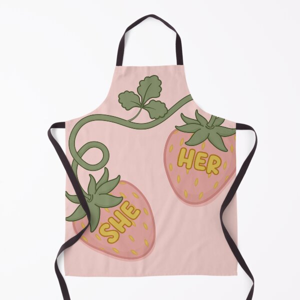 Item preview, Strawberries She/Her Pronouns designed and sold by MoonMint.