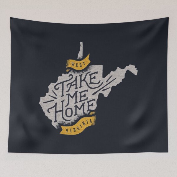 Item preview, West Virginia Take Me Home Map designed and sold by Oniyasha.