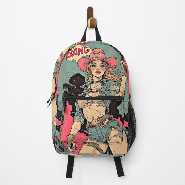 Item preview, Bang! Neon Cowgirl Outlaw – Retro Comic Pop Art designed and sold by Neer arts.