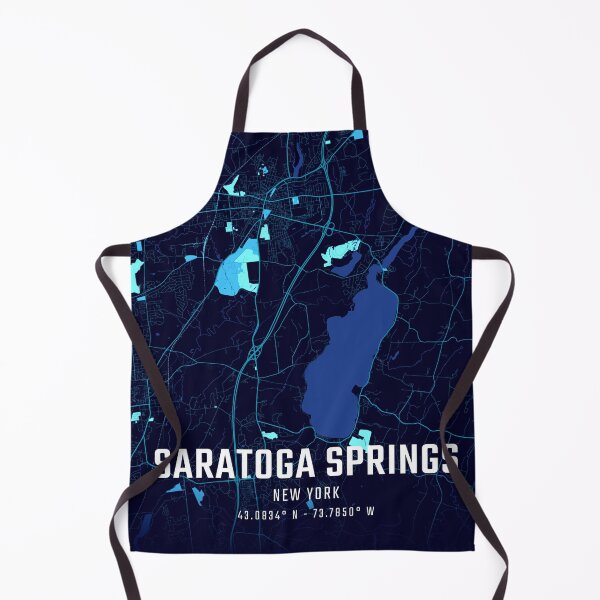 Item preview, Saratoga Springs Midnight City Map designed and sold by HomeLivingCo.