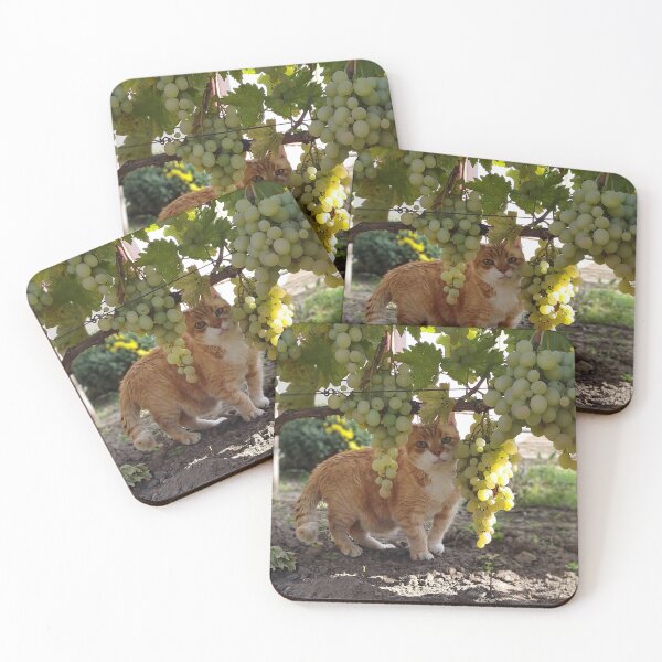 Item preview, Feline in the Grapevine designed and sold by MB-CatPrints.