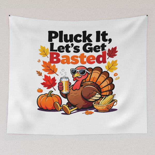 Item preview, Basted It Holiday Happy Lets Get Thanksgiving Pluck Quote Vintage designed and sold by HollyShabero.