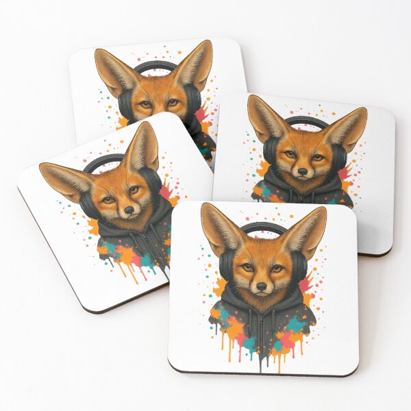 Item preview, Fennec Fox – Big Ears Streetwear Graffiti Hoodie Art designed and sold by thtCMRAguy.