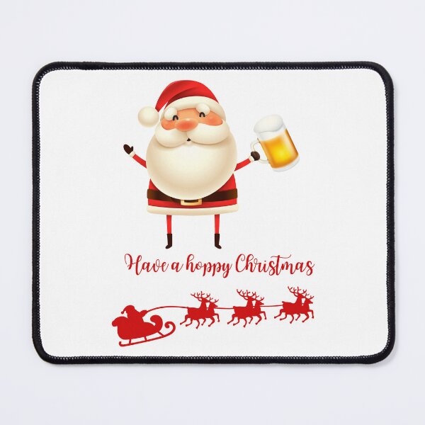 Item preview, Have a Hoppy Christmas – Funny Santa Beer Design designed and sold by PrintJoy2025.