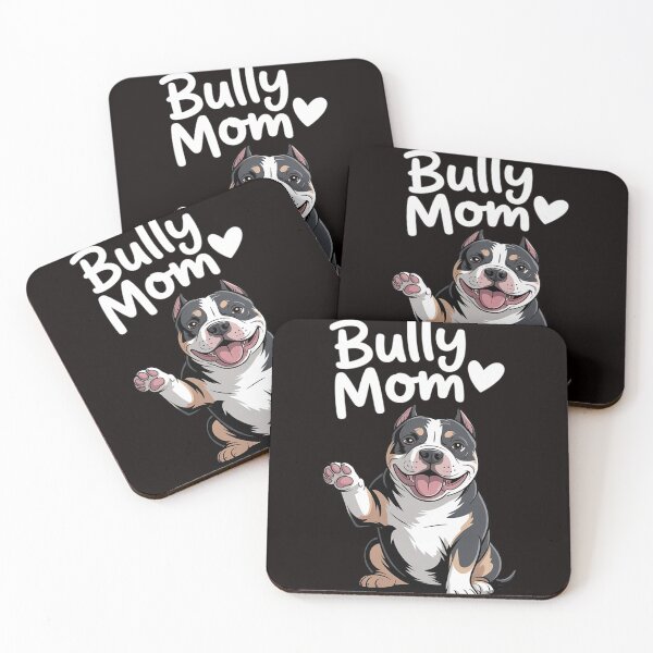 Item preview, American Bully Pitbull Dog Love Support And Proud Bully Mom designed and sold by LapFemile.
