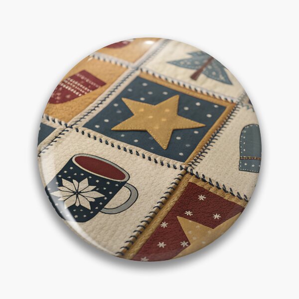 Item preview, Patchwork Holiday Quilt designed and sold by Bionson Art.