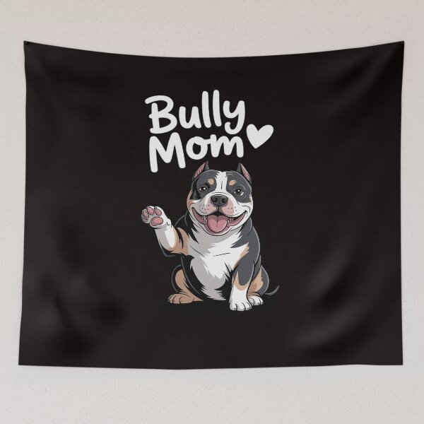 Item preview, American Bully Pitbull Dog Love Support And Proud Bully Mom designed and sold by LapFemile.